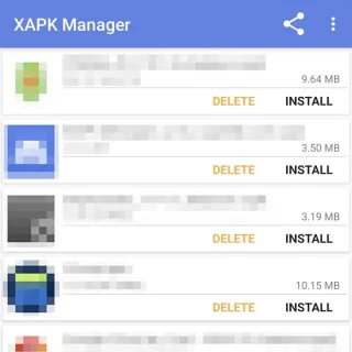 Androidアプリ→XAPK Manager