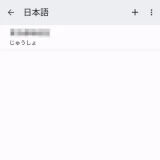 Pixel→Android 13→設定→システム→言語と入力→画面キーボード→設定→単語リスト→単語リスト→日本語