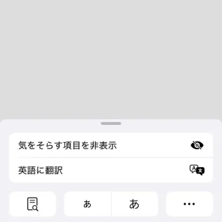 iPhoneアプリ→Safari→ページメニュー