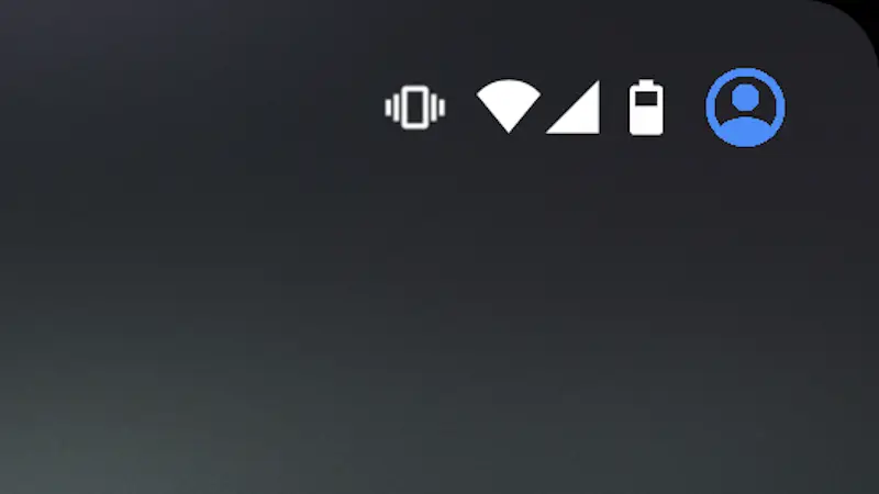 Androidスマホのロック画面やクイック設定に表示される人型アイコンは？