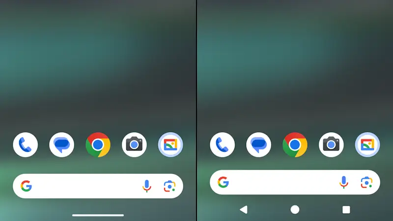 Androidスマホでフルスクリーン時にバーを操作をする方法