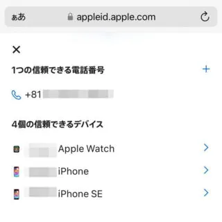 iPhoneアプリ→Safari→Apple IDを管理→サインインとセキュリティ→アカウントセキュリティ