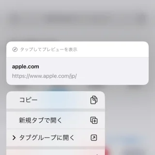 iPhoneアプリ→Safari→リンク→URL