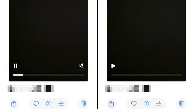 iPhoneの写真アプリで動画の再生した際に「音が出ない」ときは？