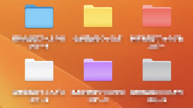 Macで「フォルダの色」をコピペで変える方法
