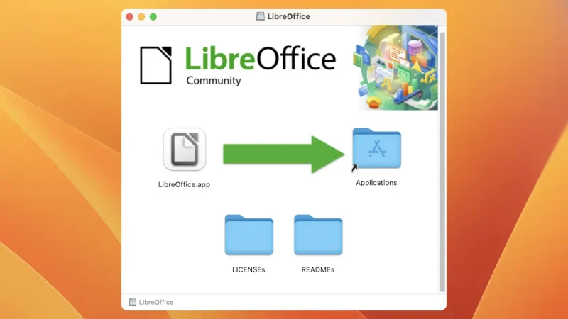 MacBook→インストール→LibreOffice