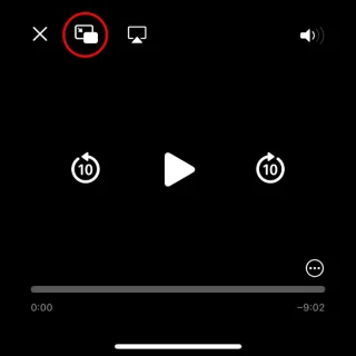 iPhoneアプリ→Safari→動画再生