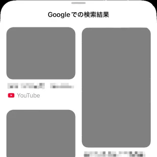 iPhone→ビジュアルインテリジェンス→検索結果
