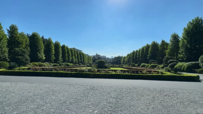 新宿御苑→整形式庭園