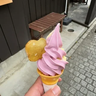 川越→菓子屋横丁→ソフトクリーム