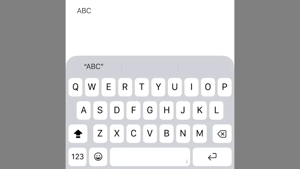 iPhoneで英字の大文字を連続で入力する方法