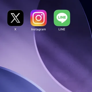 iPhone→ホーム画面→ダウンロードしたアプリ