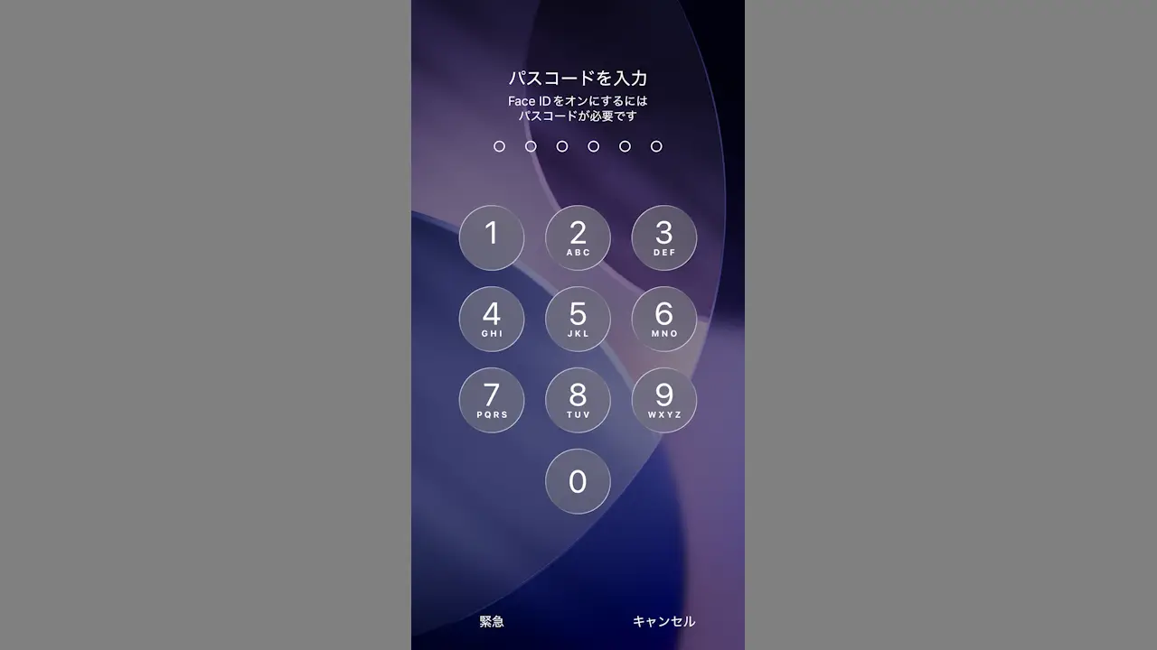 iPhoneのFace IDなどを一時的に無効にする方法