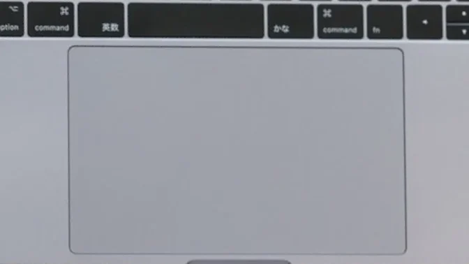MacBook→トラックパッド