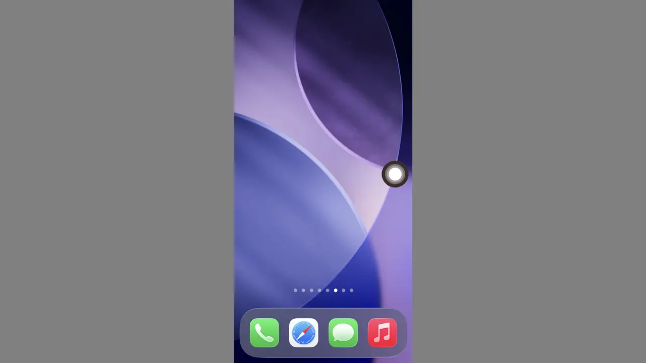 iPhoneでAssistiveTouchの表示／非表示を素早く切り替える方法