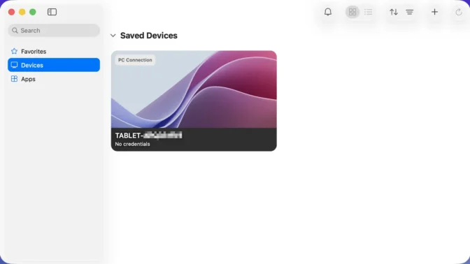 Mac→Windows Appアプリ