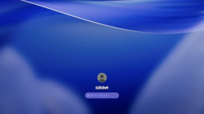 Mac→ロック画面