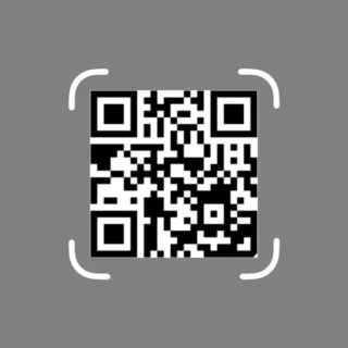 iPhone→コードをスキャン→QRコード