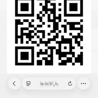 iPhoneアプリ→Safari→QRコード