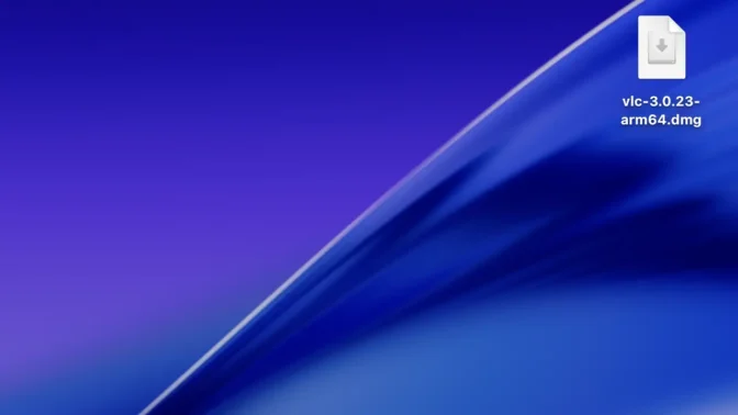 Mac→ダウンロード→vlc-3.0.23-arm64.dmg