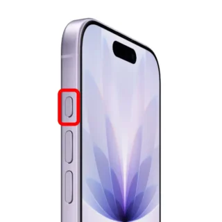iPhone→アクションボタン