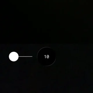 iPhoneアプリ→カメラ→バーストモード
