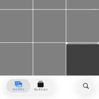 iPhoneアプリ→写真→バースト