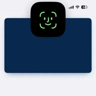 iPhone→Apple Pay→Dynamic Island→Face ID→認証