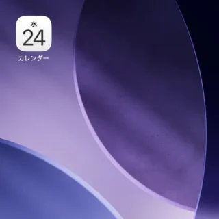 iPhone→ホーム画面→アイコン→カレンダー