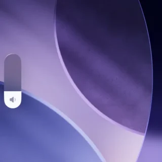 iPhone→音量スライダー