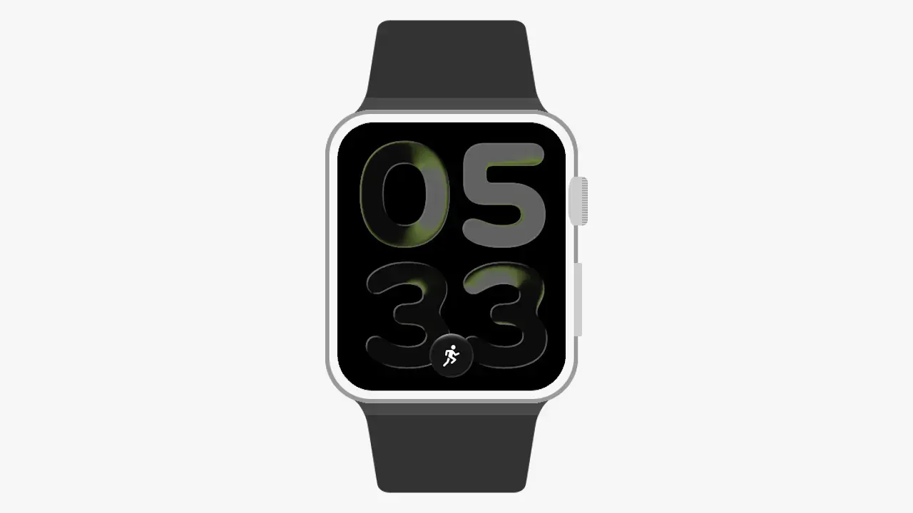 Apple Watchで画面下の丸い小さなアイコンを表示しない方法