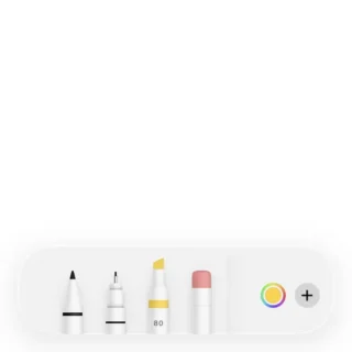 iPhoneアプリ→メモ→ペイント→ペン