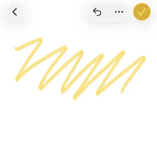 iPhoneアプリ→メモ→ペイント→描画
