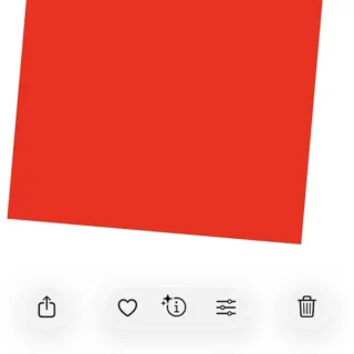 iPhoneアプリ→写真→表示→傾き