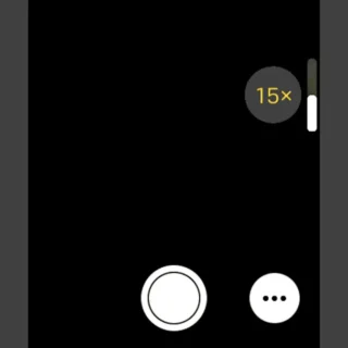 Apple Watch→カメラ→ズーム