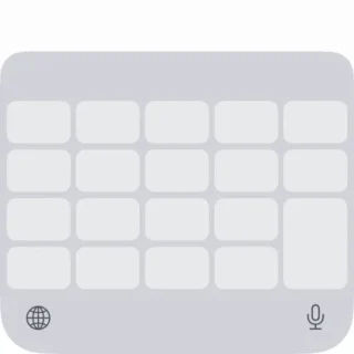 iPhoneアプリ→キーボード→カーソル移動