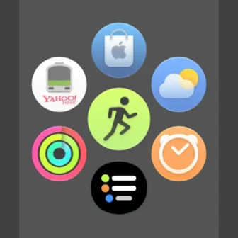 Apple Watch→アプリ表示（リスト表示）