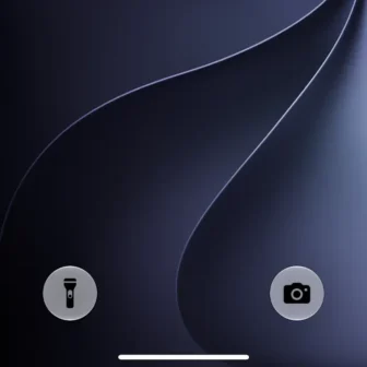 iPhone→ロック画面