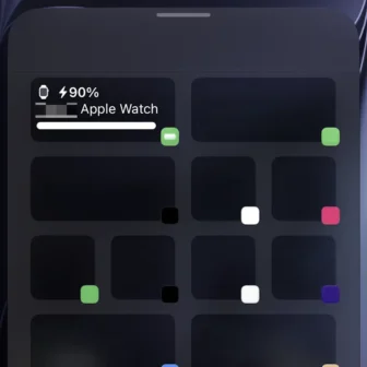 iPhone→ロック画面→カスタマイズ→ウィジェットを追加