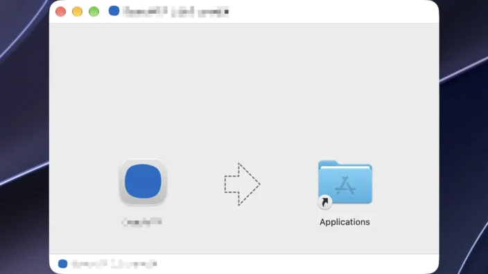 Mac→~.dmgファイル→インストーラー