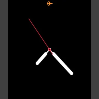 Apple Watch→文字盤→機内モード