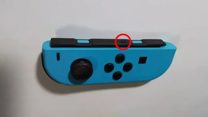 Nintendo Switch→Joy-Con→SYNCボタン