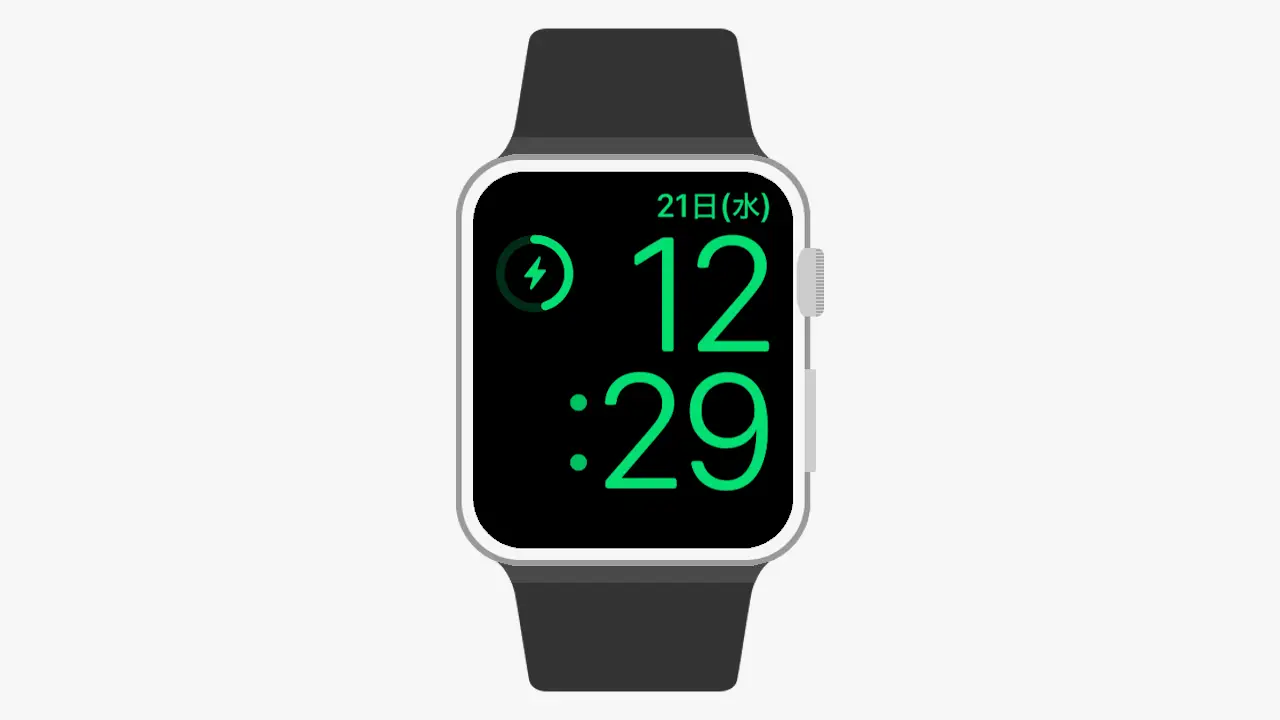 Apple Watchのバッテリーを就寝時に充電する設定の方法