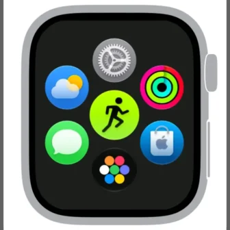 iPhone→Apple Watchミラーリング→アプリ表示