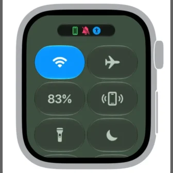 iPhone→Apple Watchミラーリング→コントロールセンター
