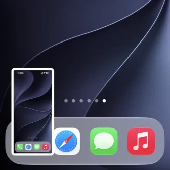 iPhone→スクリーンショット→サムネイル