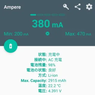 Androidアプリ→Ampere