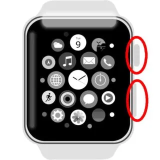 Apple Watch→【Digital Crown】と【サイドボタン】
